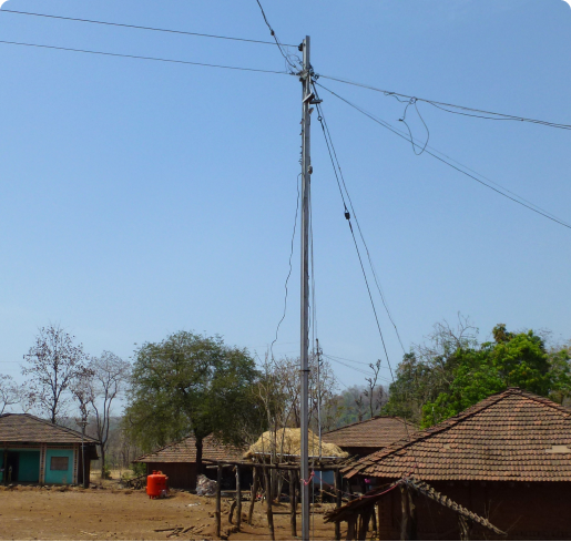 Implemented grid wires