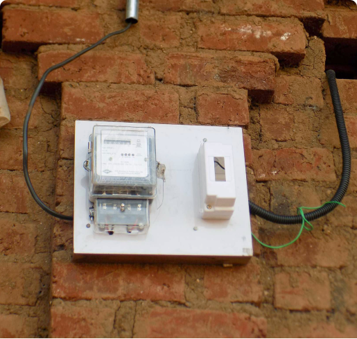 Supplied 60 reading metres & MCB